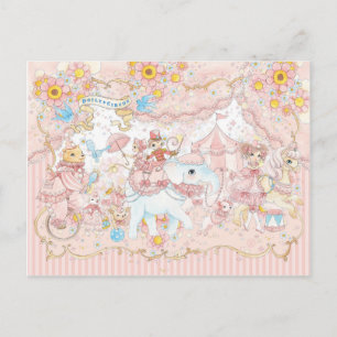 Doily Circus Postcard