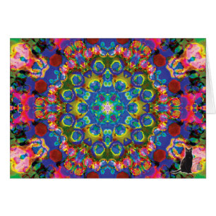 Doily KC Kaleidoscope Greeting Card