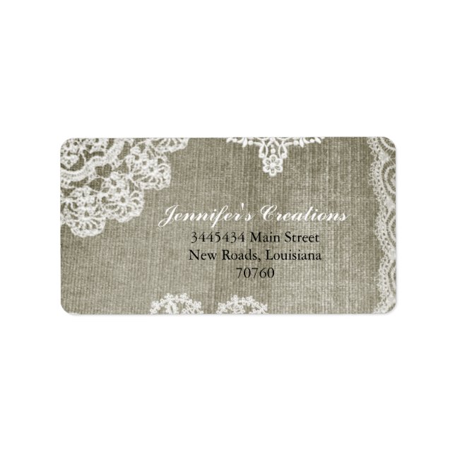 Doily Label (Front)