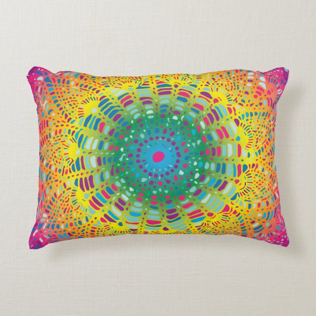 Doily Pattern-2 Accent Pillow (Front)