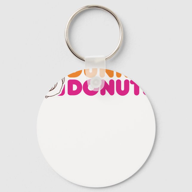 Doin' Donuts - Funny Racing & Drift Car Enthusiast Key Ring (Front)