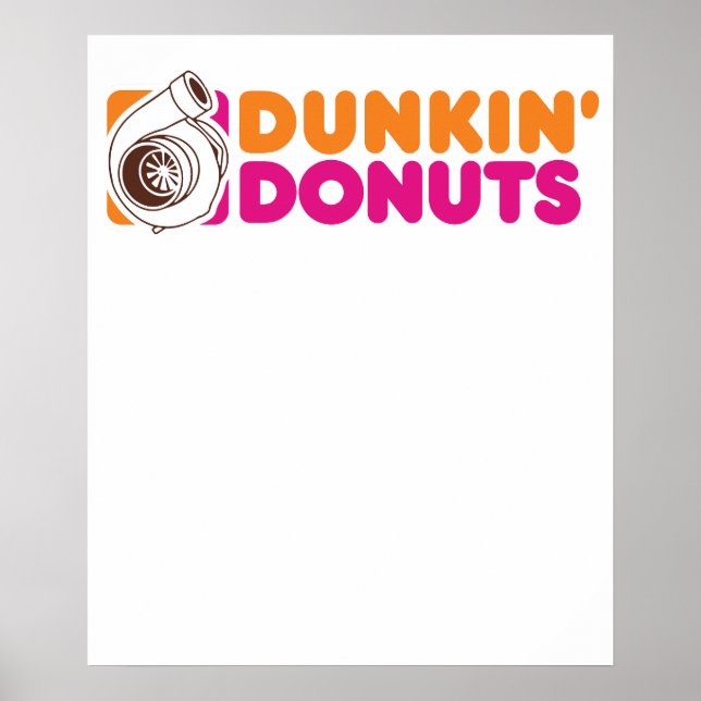 Doin' Doughnuts - Funny Racing & Drift Car Enthusi Poster (Front)