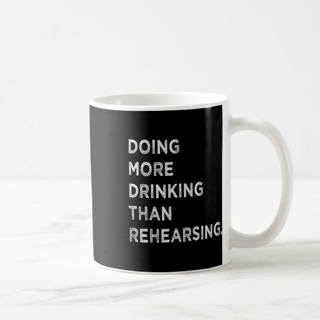 Doing More Drinking Than Rehearsing Funny Wedding  Coffee Mug (Right)