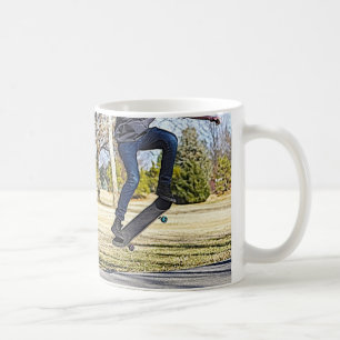 Doing The Ollie Painterly Coffee Mug