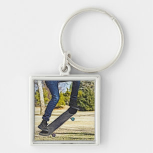 Doing The Ollie Painterly Key Ring