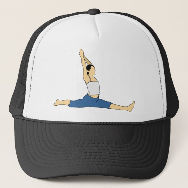 Doing Yoga Trucker Hat (Front)
