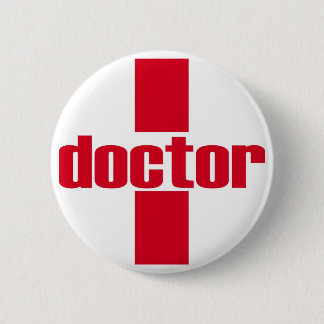 doktor 6 cm round badge