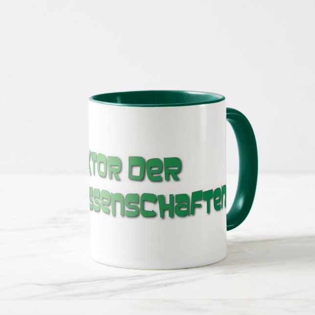 Doktor der Sozialwissenschaften Mug (Front Right)
