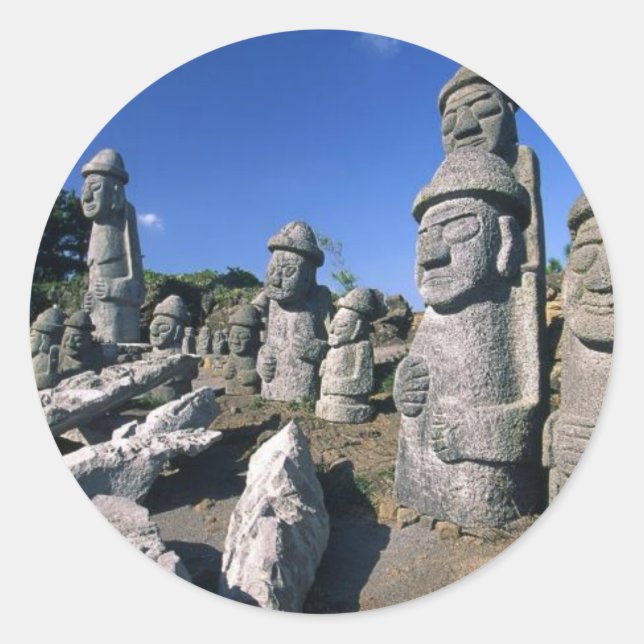 Dol Hareubang Classic Round Sticker (Front)