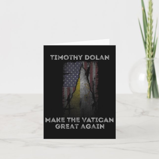 Dolan Make The Vatican Great Again Conclave 2025  Card (Front)