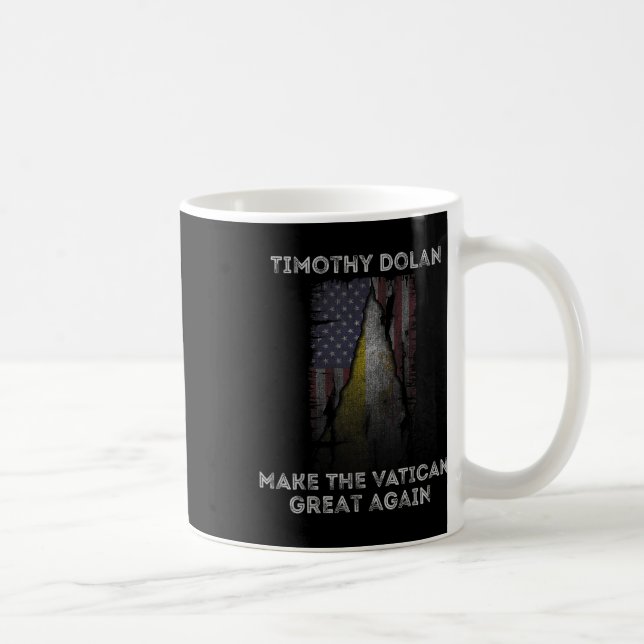 Dolan Make The Vatican Great Again Conclave 2025  Coffee Mug (Right)