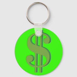 Dolar, sign, 3D Key Ring