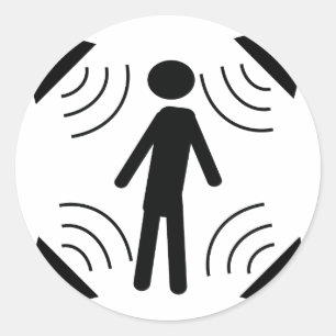 DOLBY icon Classic Round Sticker