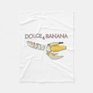 Dolce & Banana Fleece Blanket