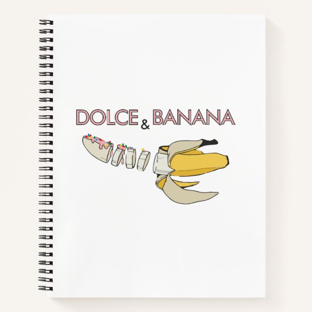 Dolce & Banana  Notebook (Front)