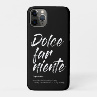 Dolce far niente - Phone Cover (Black)