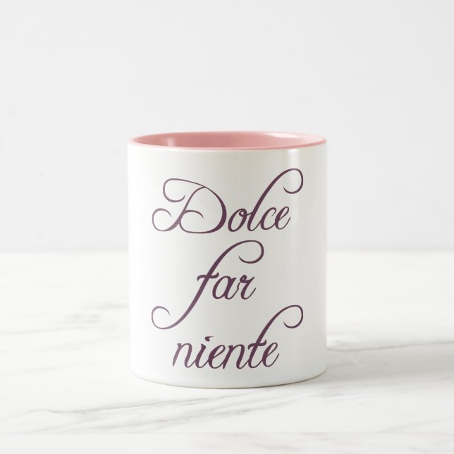 Dolce far niente Two-Tone coffee mug (Center)