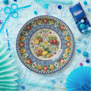 Dolce & Gabbana Sicilian Cart Whimsy Paper Plate