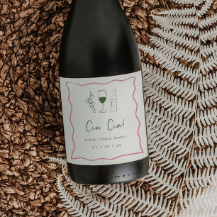 Dolce Vita Bridal Shower Wine Label