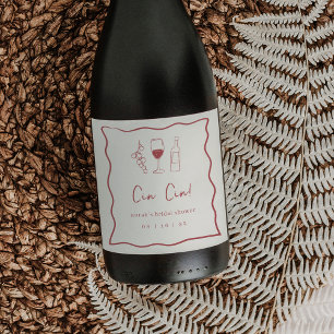 Dolce Vita Bridal Shower Wine Label