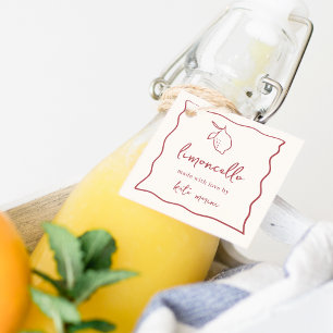 Dolce Vita Handwritten Limoncello Tags