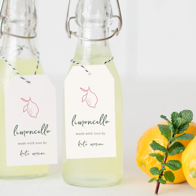 Dolce Vita Handwritten Limoncello Tags (Creator Uploaded)