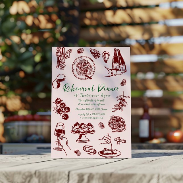 Dolce Vita | Italian Rehearsal Dinner Invitation (Creator Uploaded)