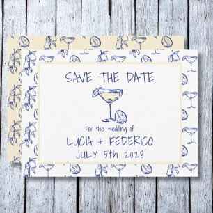 Dolce Vita Limoncello Butter Yellow Save the Date