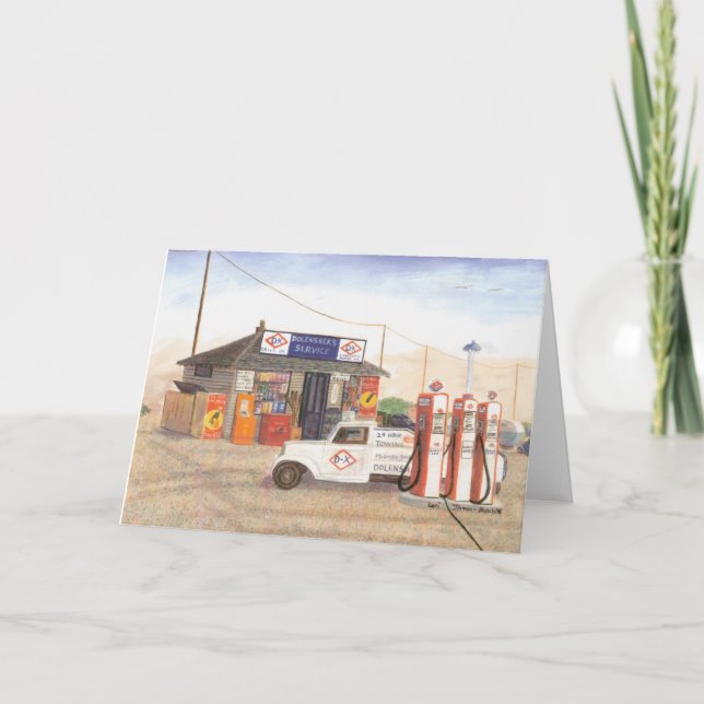 Dolenshek D-X Blank Greeting Card (Front)