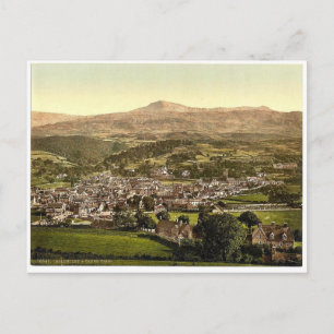 Dolgelly and Cader Idris (i.e. Dolgellau and Cadai Postcard