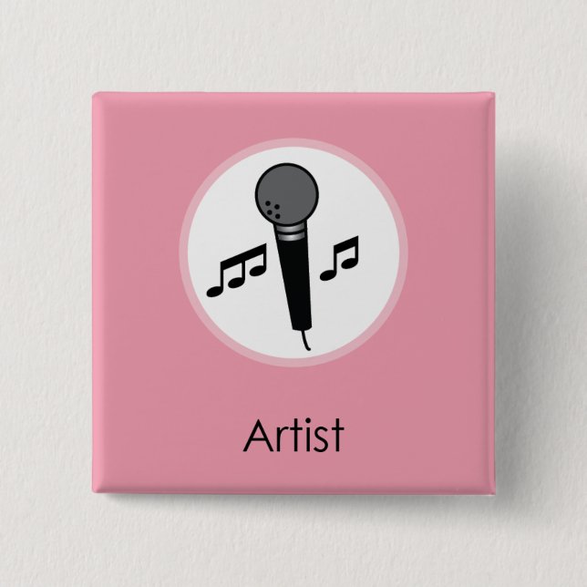 Doljabi Doljanchi Dol Korean 1st First birthday 15 Cm Square Badge (Front)