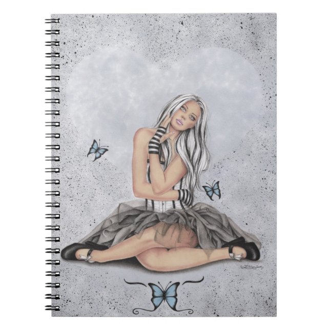 Doll at heart Butterfly Notebook (Front)