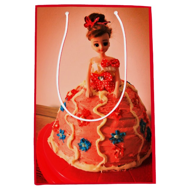 Doll Cake Medium Gift Bag (Front)