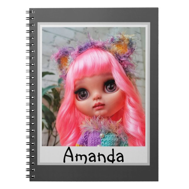 Doll, doll photo, gift, Blythe Notebook (Front)