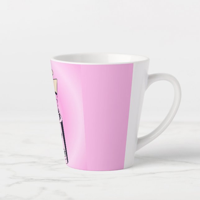 Doll Face - 1940s Canvas Print Latte Mug (Right)