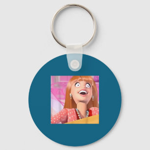 Doll Face Meme Key Ring