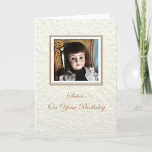 Doll Frances Sister Birthday Card