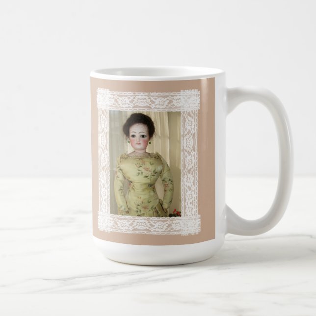 Doll Lovers Have More Fun French Doll Mug (Right)