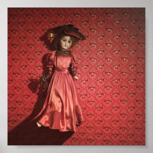 doll on a wall poster