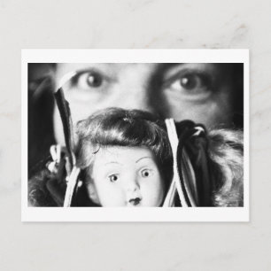 Doll Portrait - Doll mum with doll Postcard