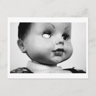 Doll Portrait - One eye Postcard