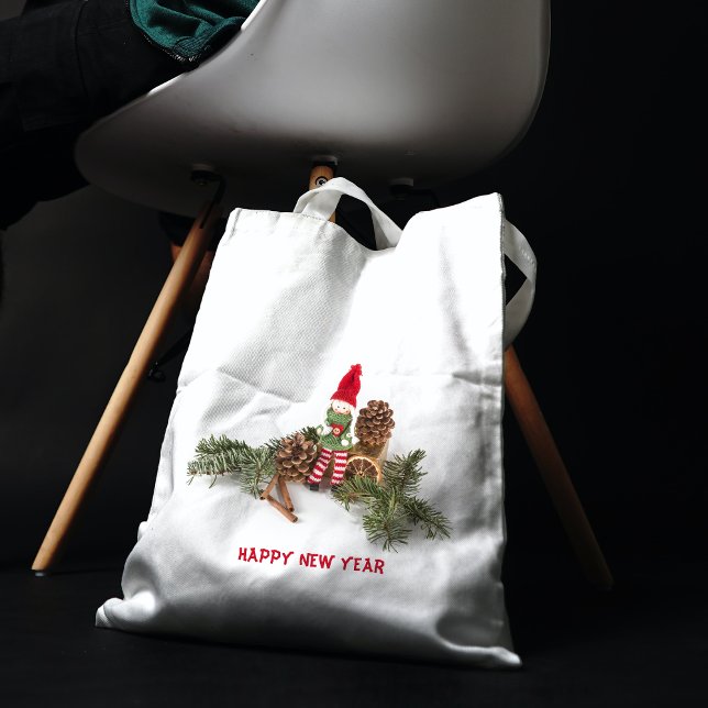 Doll Sitting Between Pine Cone Tote Bag (Creator Uploaded)