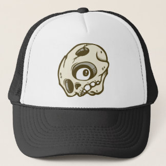 DOLLA brown skullie hat