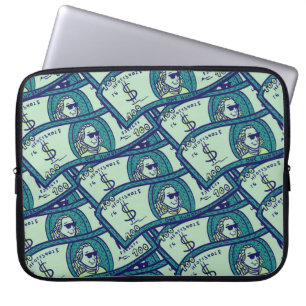 Dollar Banknotes: Seamless Money Pattern Laptop Sleeve