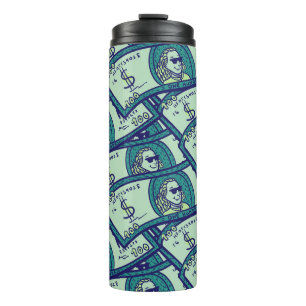 Dollar Banknotes: Seamless Money Pattern Thermal Tumbler