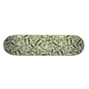 Dollar bills Money Skateboard