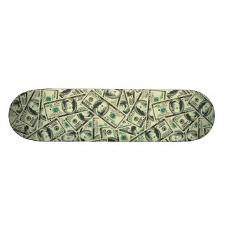 Dollar bills Money Skateboard