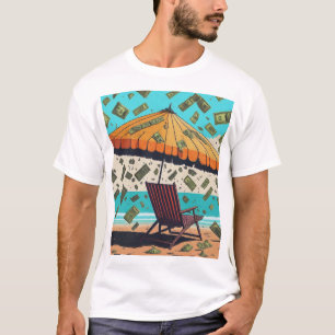 dollar bills raining down T-Shirt