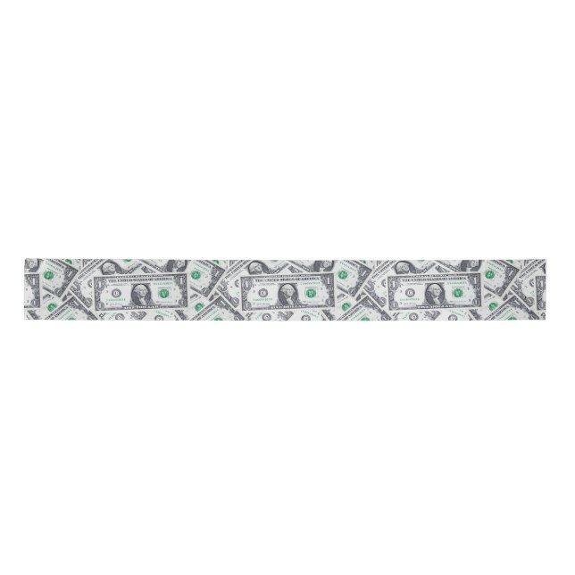 Dollar Bills Satin Ribbon (Front)