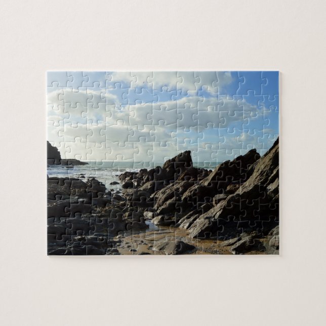 Dollar Cove Cornwall England Poldark Location Jigsaw Puzzle (Horizontal)